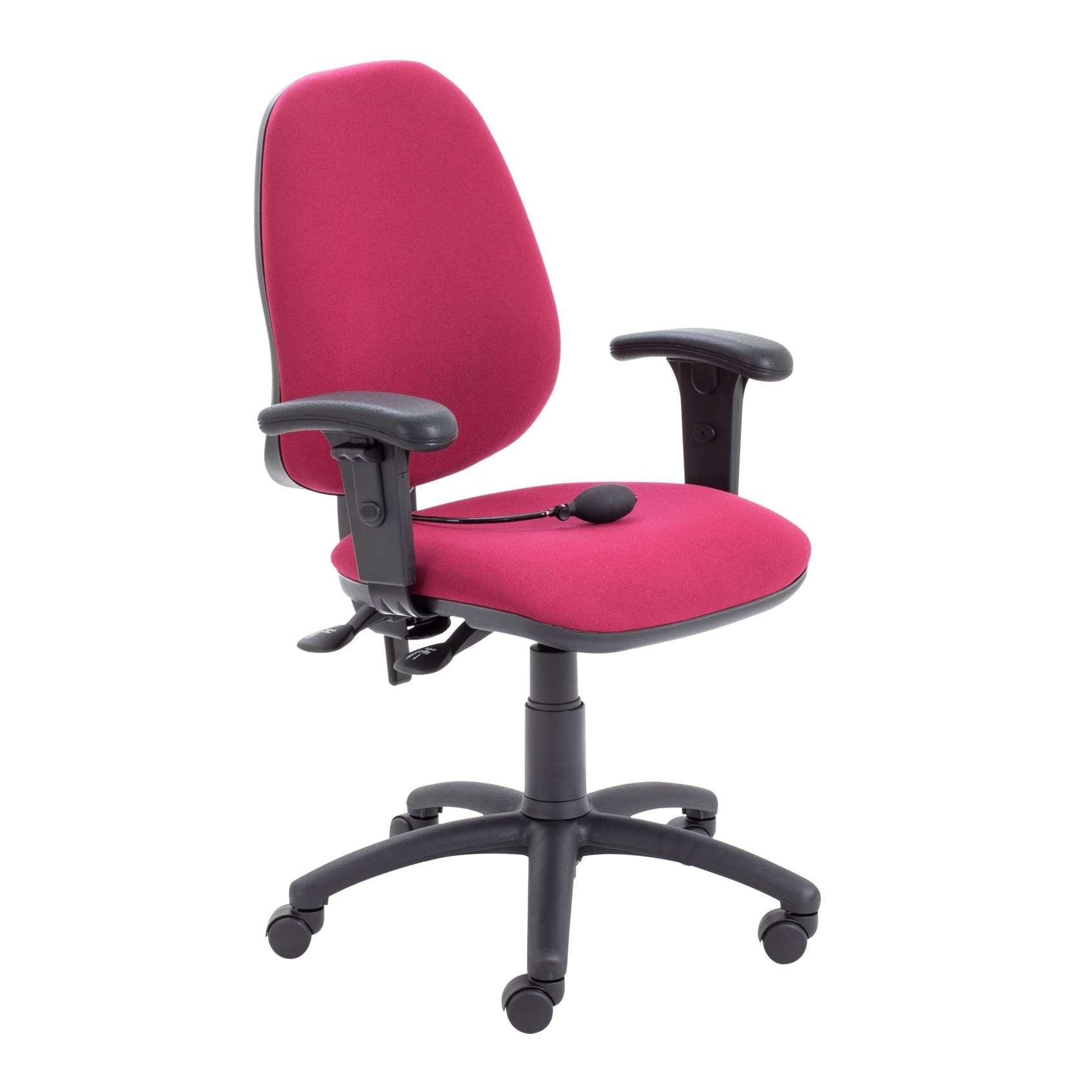 Calypso Ergo 2 Lever Office Chair With Lumbar Pump and Adjustable Arms