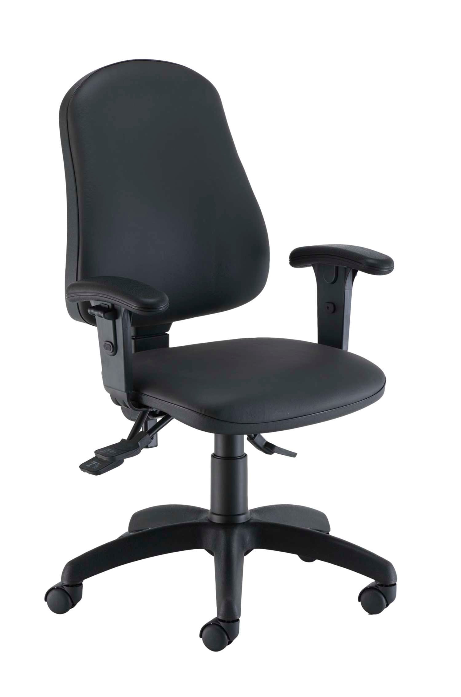 Calypso Ergo 2 Lever Office Chair With Lumbar Pump and Adjustable Arms