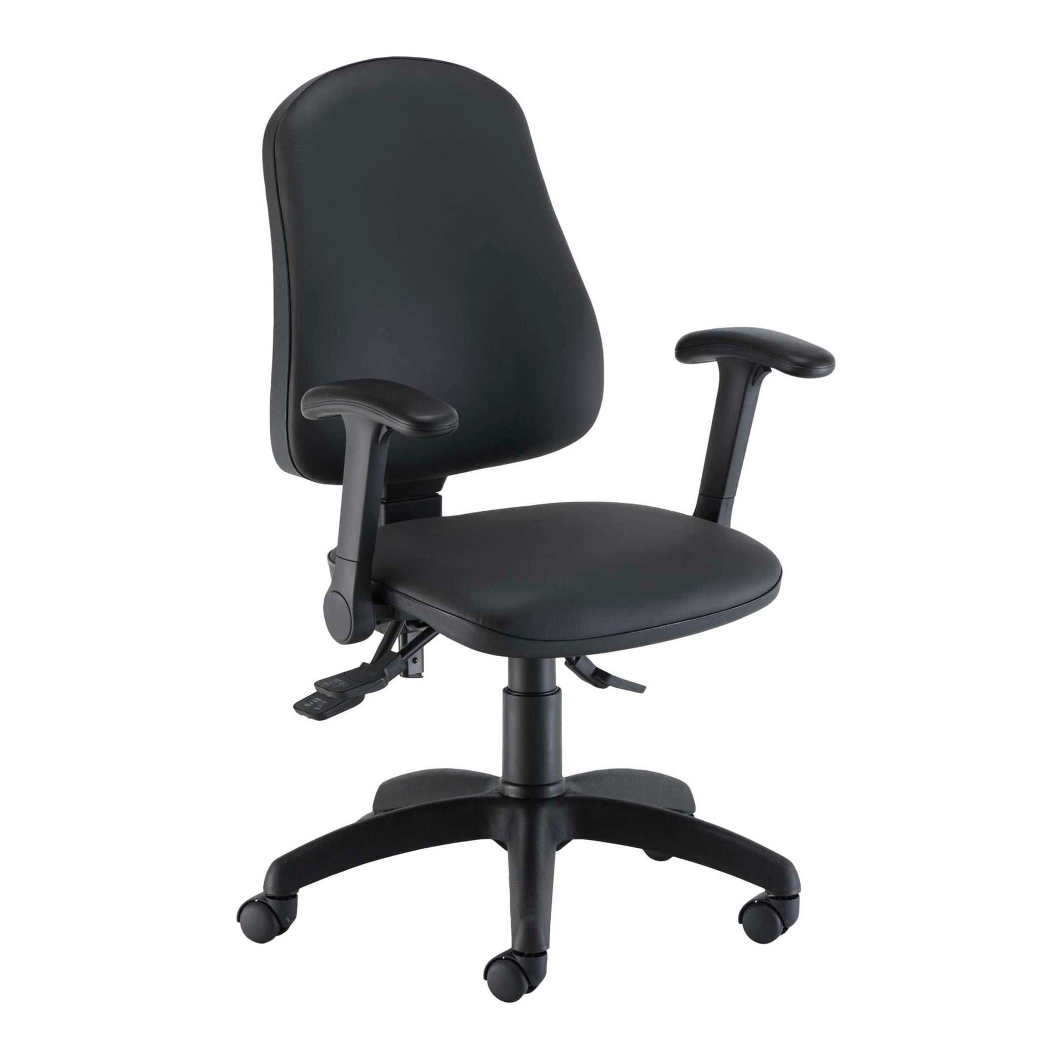 Calypso Ergo 2 Lever Office Chair with Lumbar Pump and Folding Arms