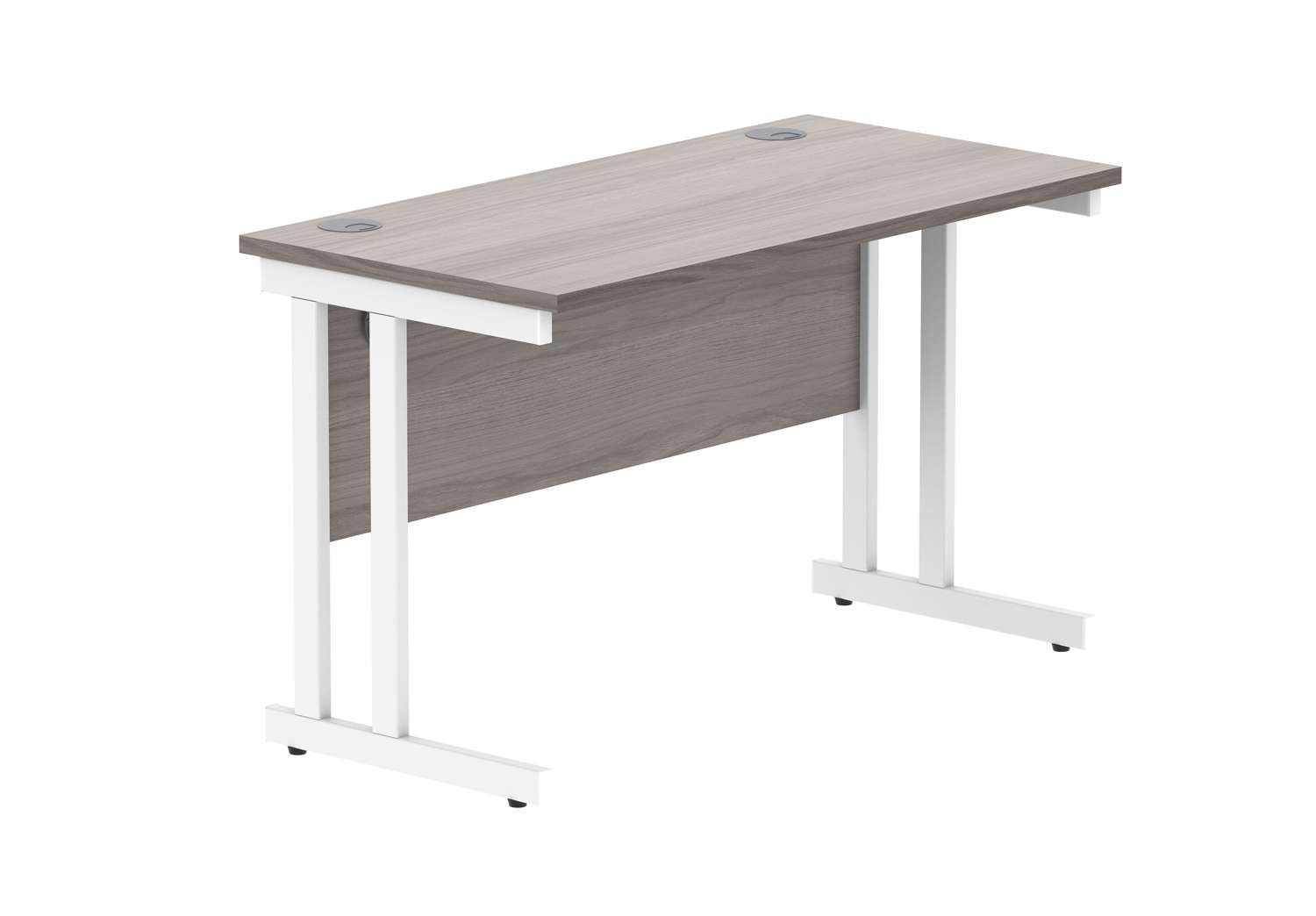 Office Rectangular Desk With Steel Double Upright Cantilever Frame (FSC)