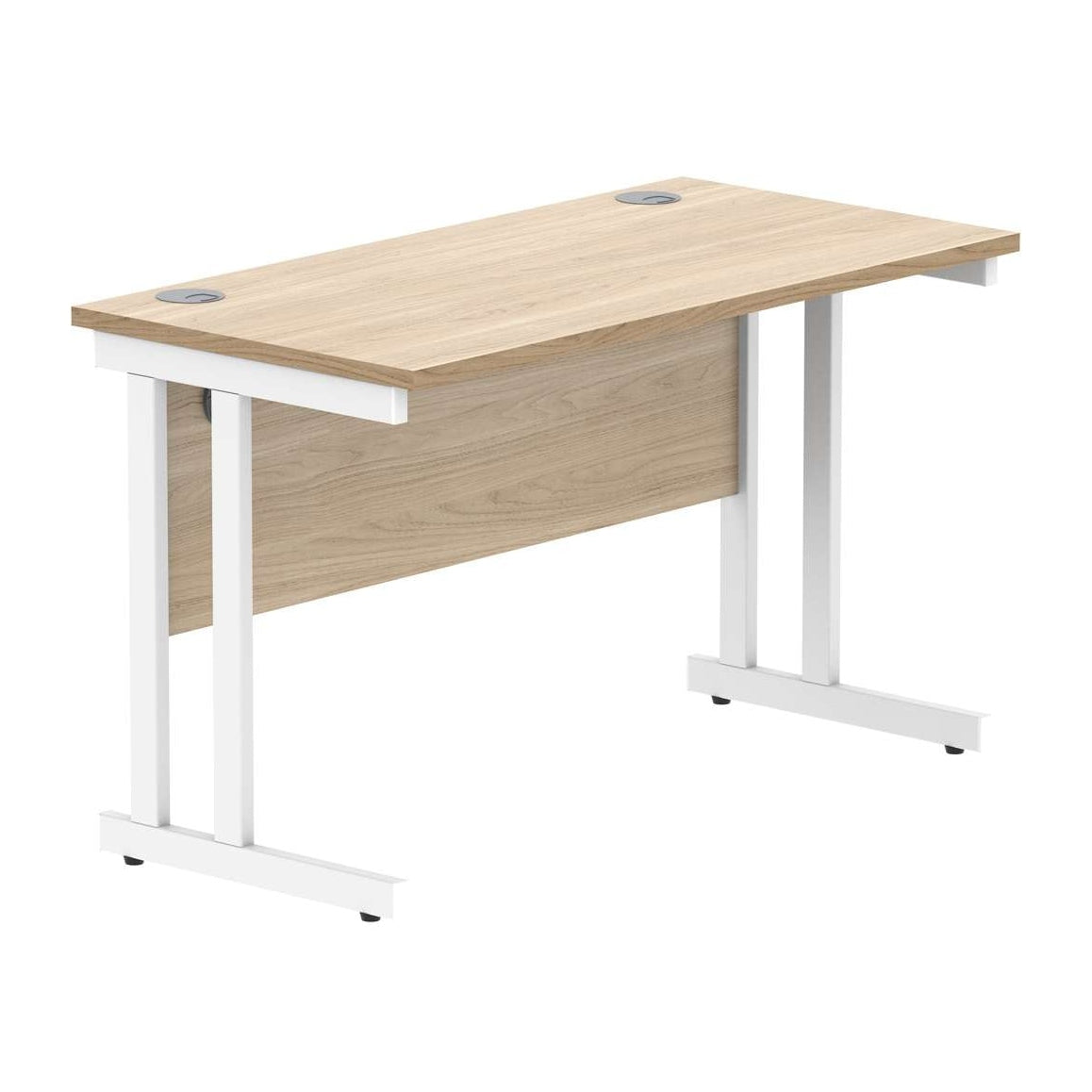 Office Rectangular Desk With Steel Double Upright Cantilever Frame (FSC)