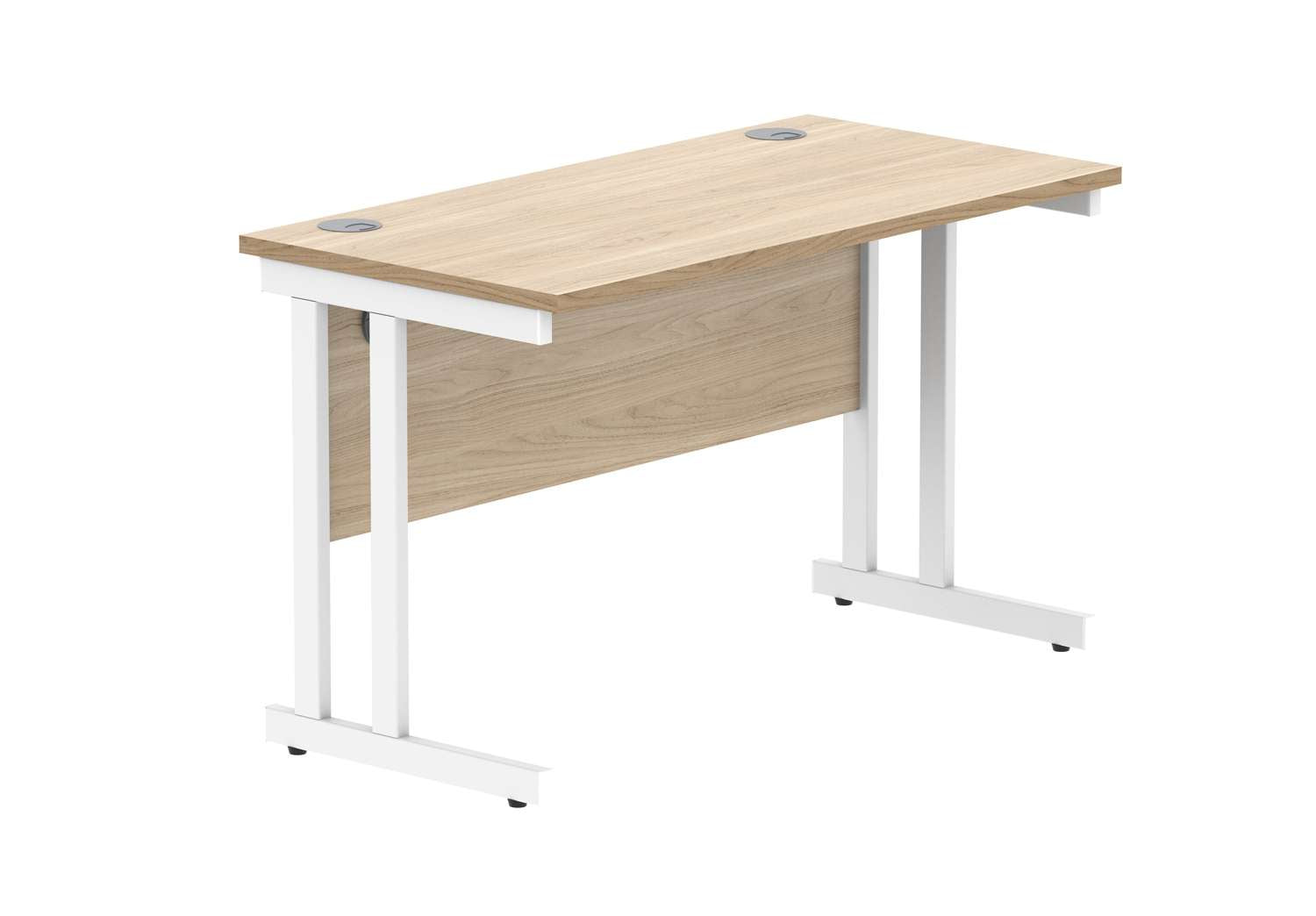 Office Rectangular Desk With Steel Double Upright Cantilever Frame (FSC)