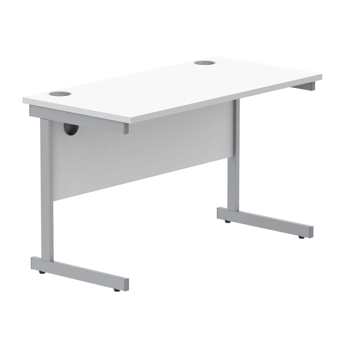 Office Rectangular Desk With Steel Single Upright Cantilever Frame (FSC)