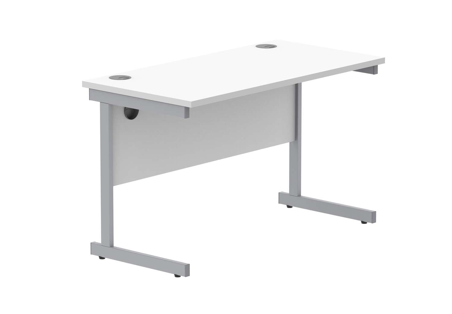 Office Rectangular Desk With Steel Single Upright Cantilever Frame (FSC)