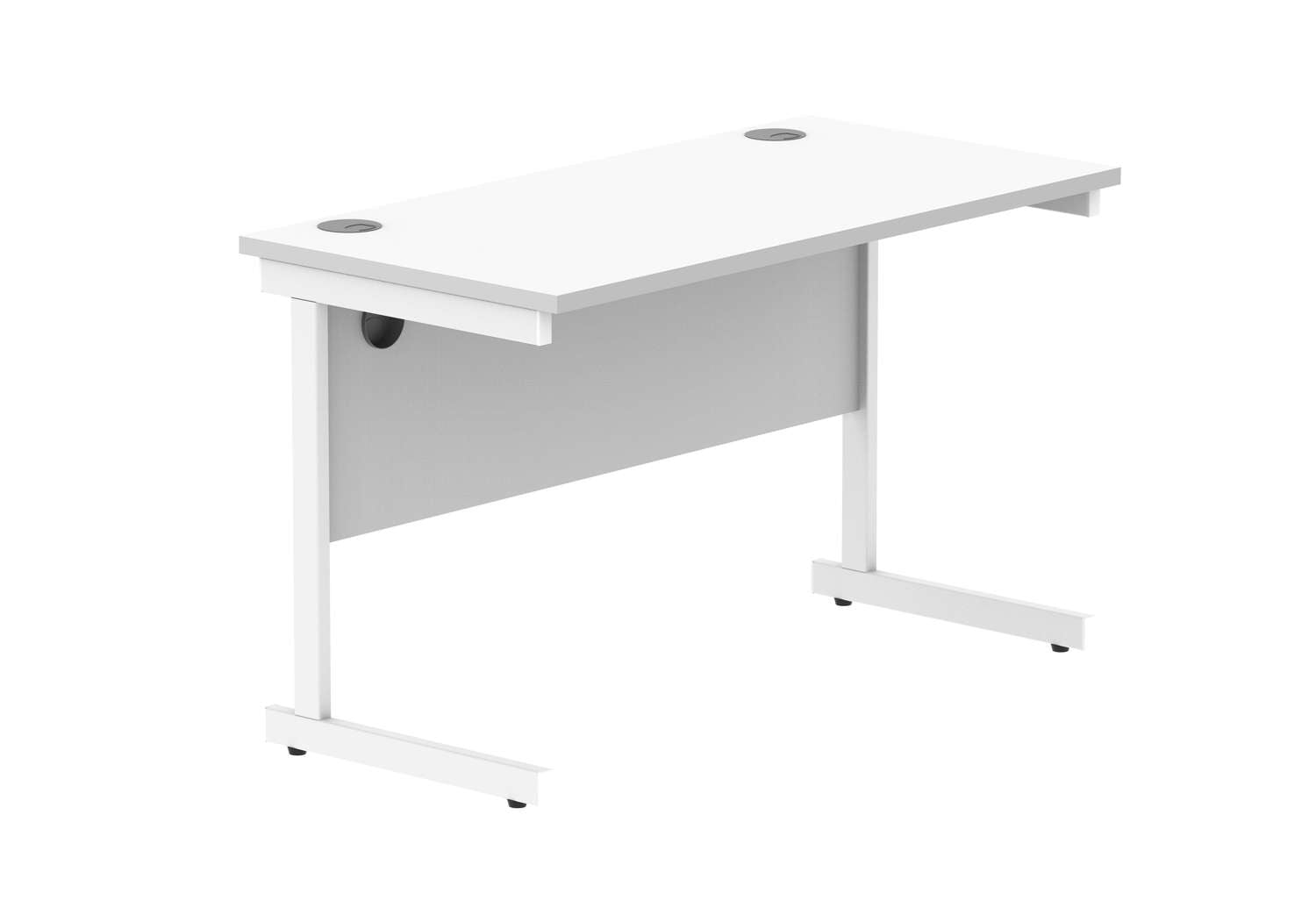 Office Rectangular Desk With Steel Single Upright Cantilever Frame (FSC)