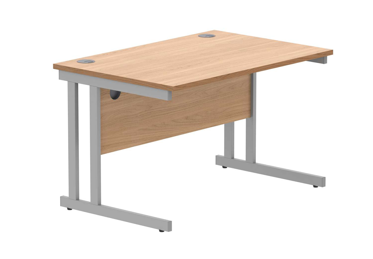 Office Rectangular Desk With Steel Double Upright Cantilever Frame (FSC)