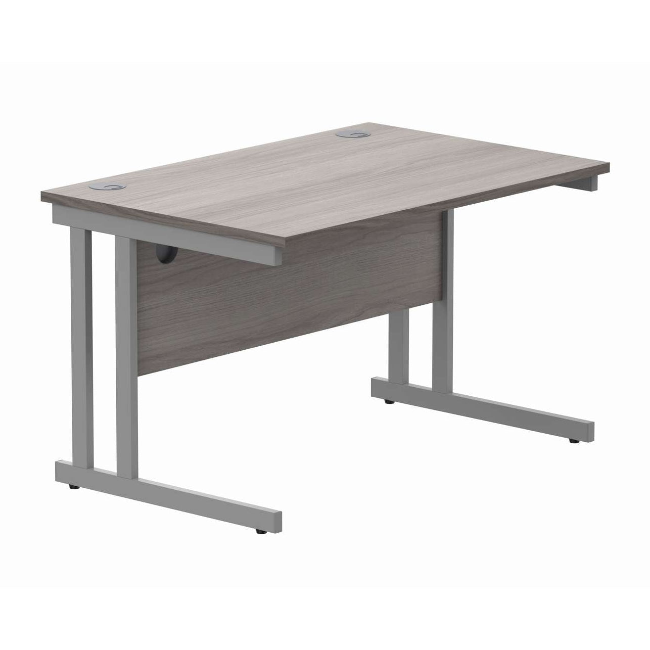 Office Rectangular Desk With Steel Double Upright Cantilever Frame (FSC)