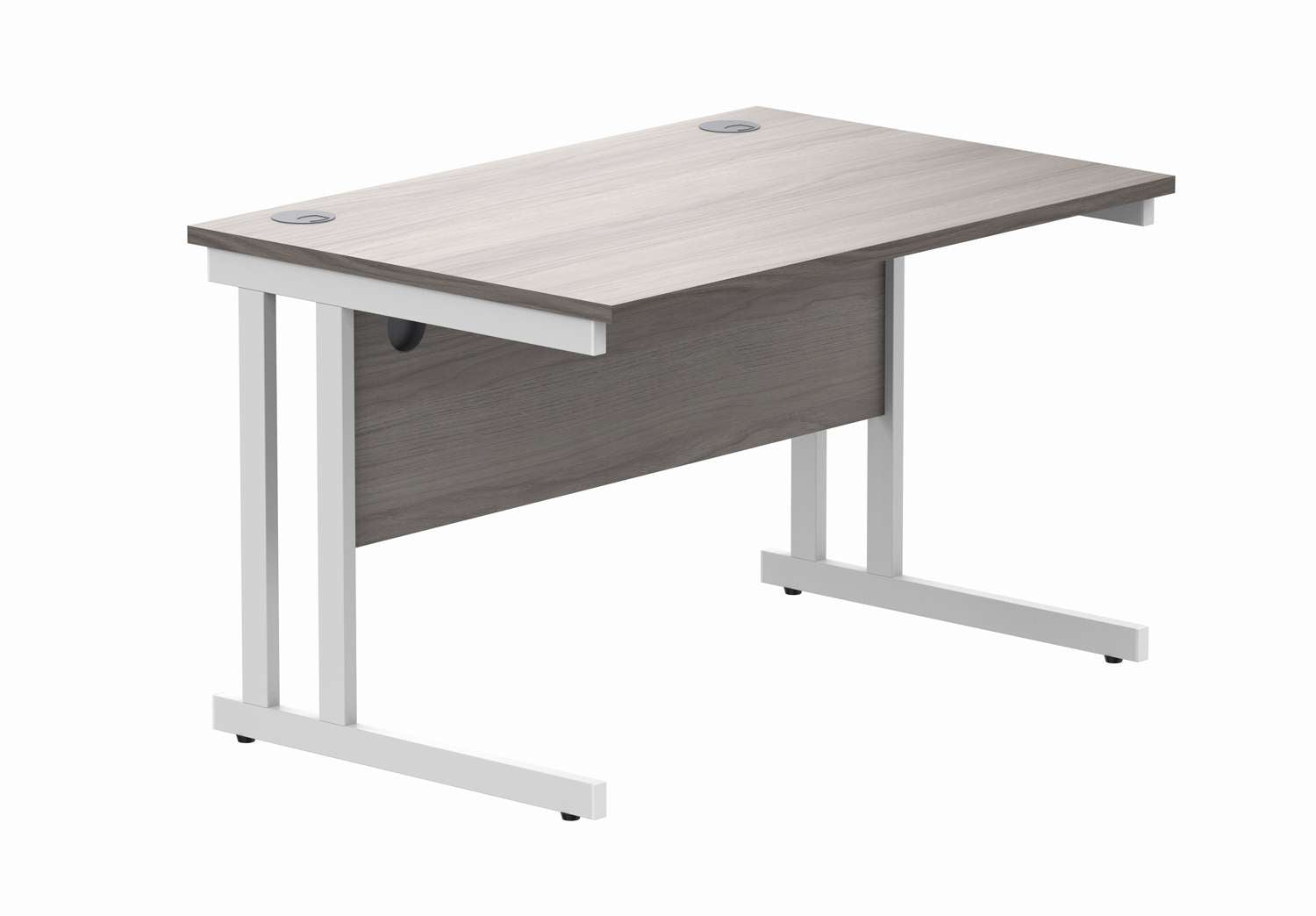 Office Rectangular Desk With Steel Double Upright Cantilever Frame (FSC)