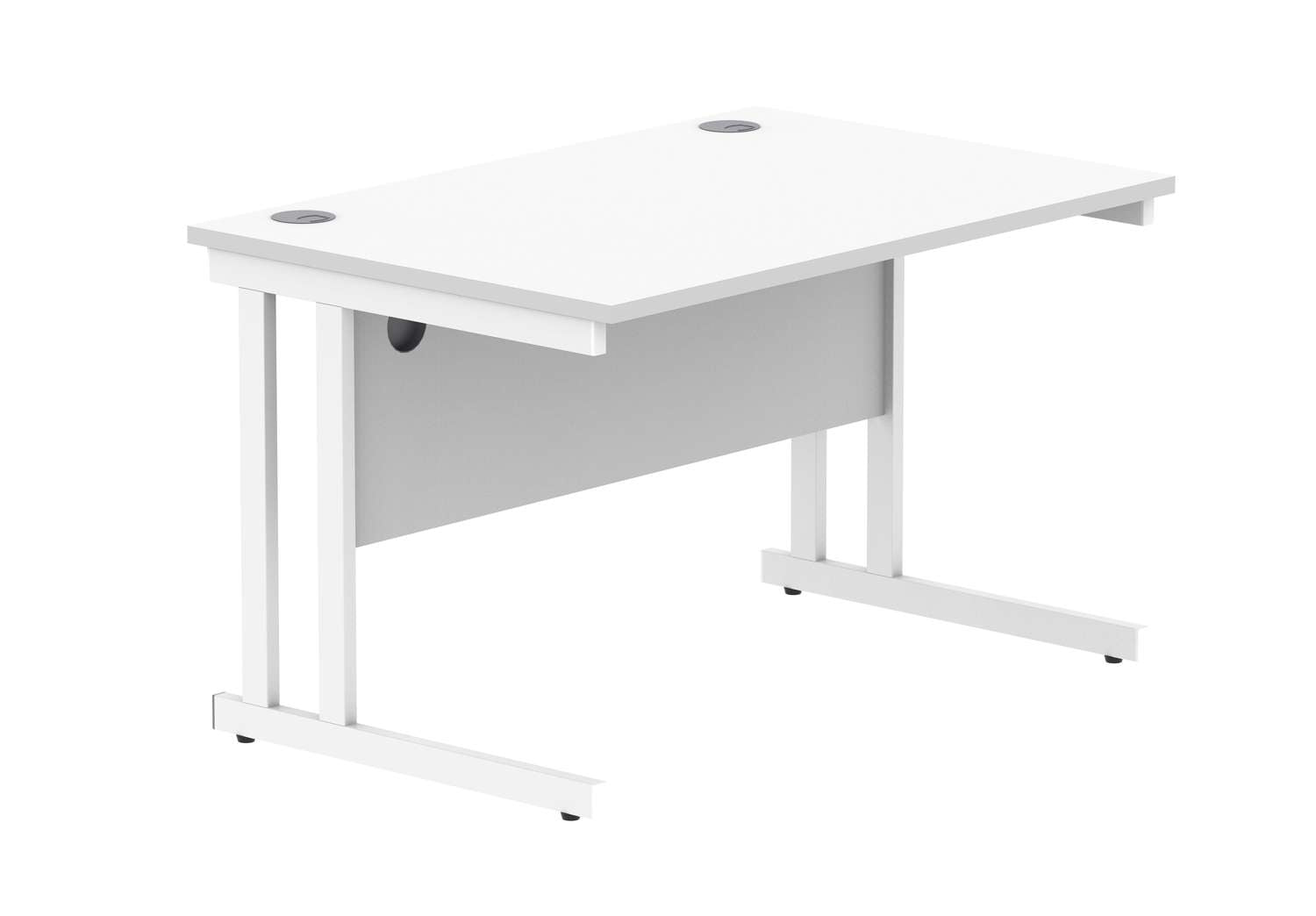 Office Rectangular Desk With Steel Double Upright Cantilever Frame (FSC)