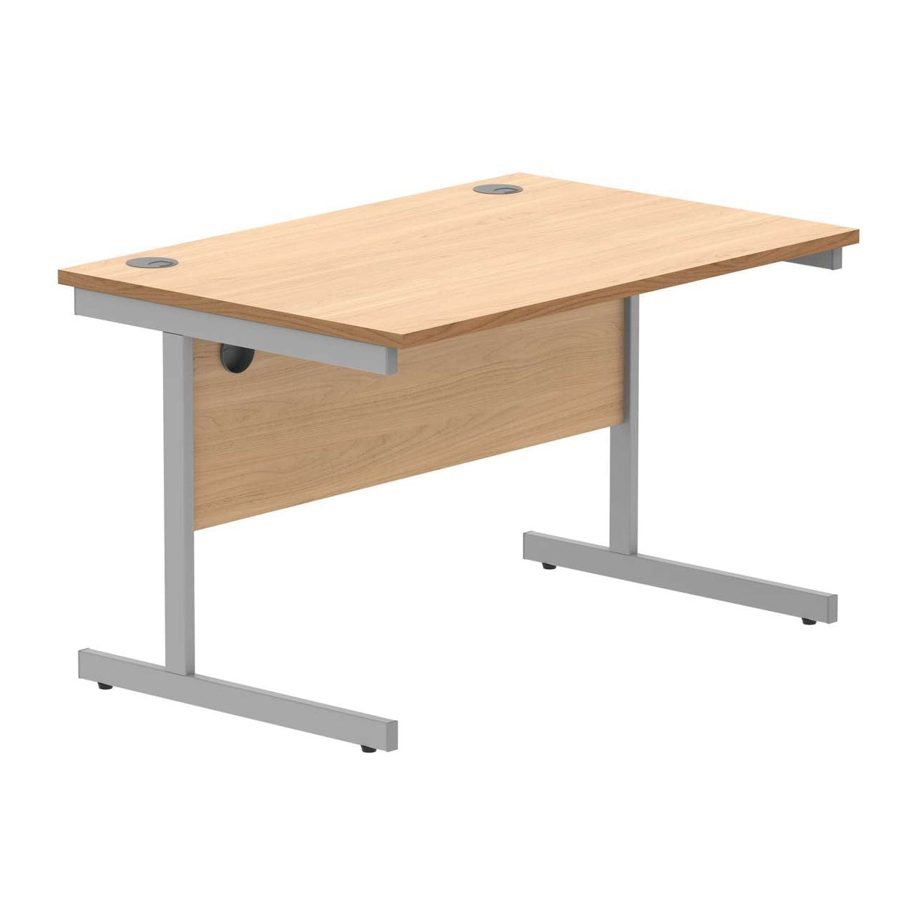 Office Rectangular Desk With Steel Single Upright Cantilever Frame (FSC)