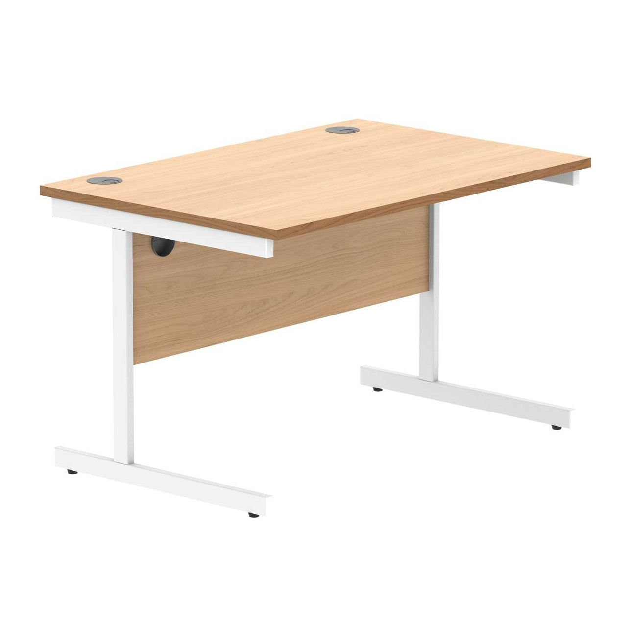 Office Rectangular Desk With Steel Single Upright Cantilever Frame (FSC)