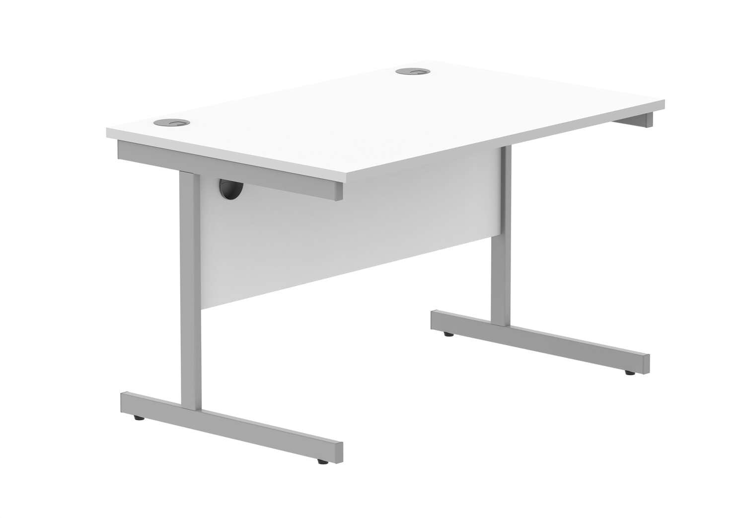 Office Rectangular Desk With Steel Single Upright Cantilever Frame (FSC)