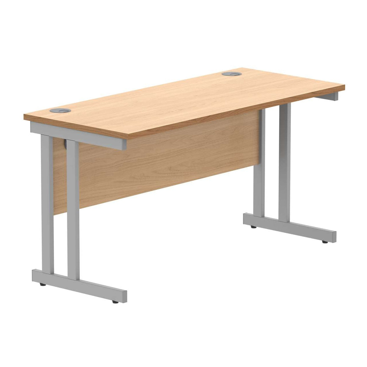 Office Rectangular Desk With Steel Double Upright Cantilever Frame (FSC)