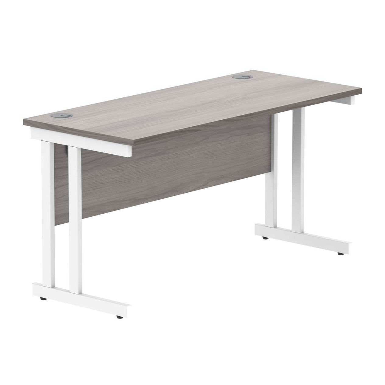 Office Rectangular Desk With Steel Double Upright Cantilever Frame (FSC)