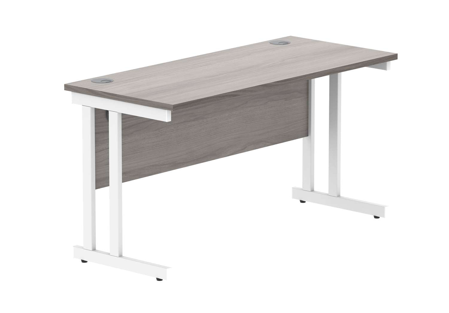 Office Rectangular Desk With Steel Double Upright Cantilever Frame (FSC)