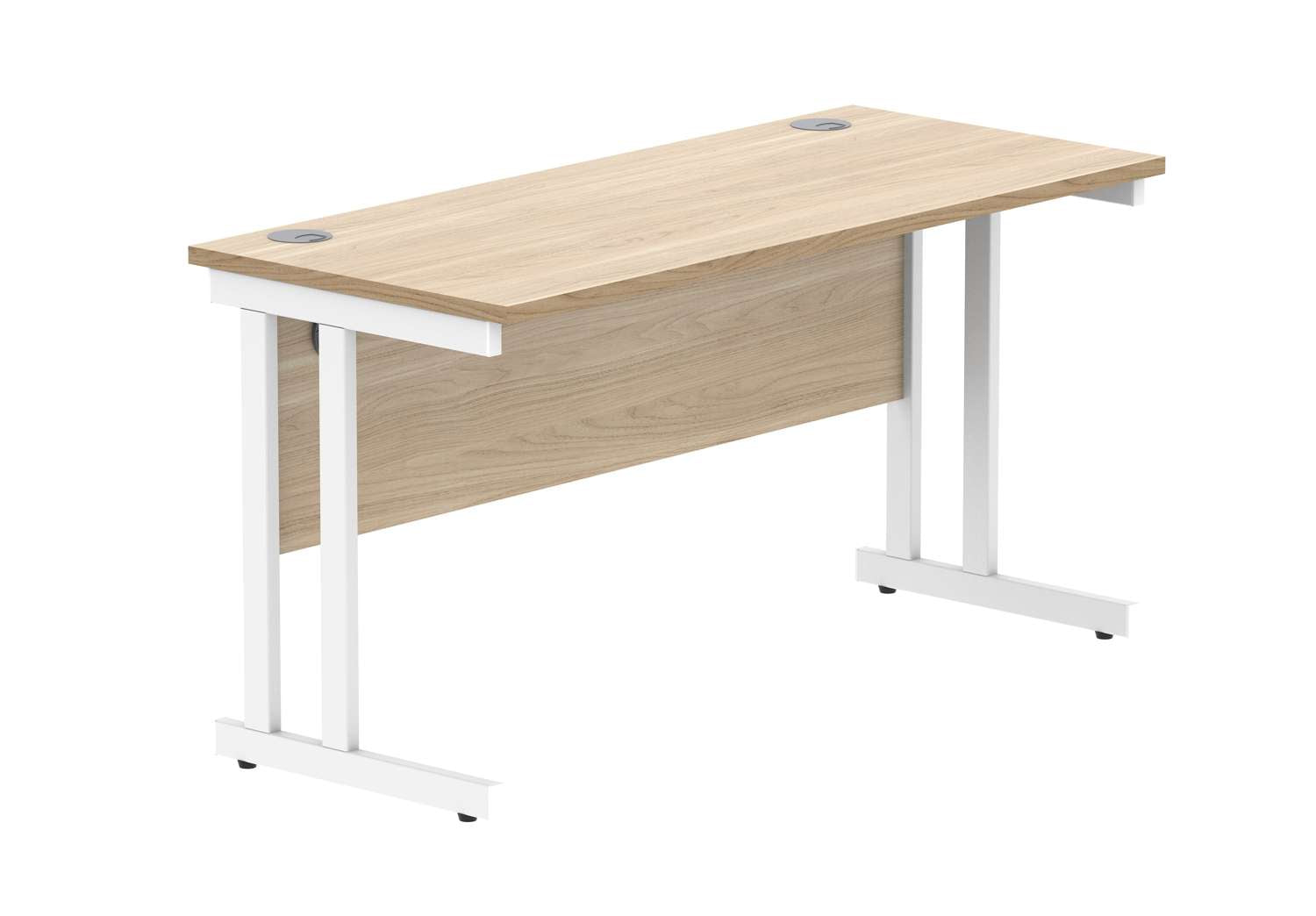 Office Rectangular Desk With Steel Double Upright Cantilever Frame (FSC)