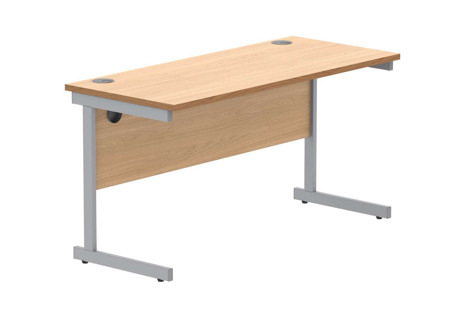 Office Rectangular Desk With Steel Single Upright Cantilever Frame (FSC)