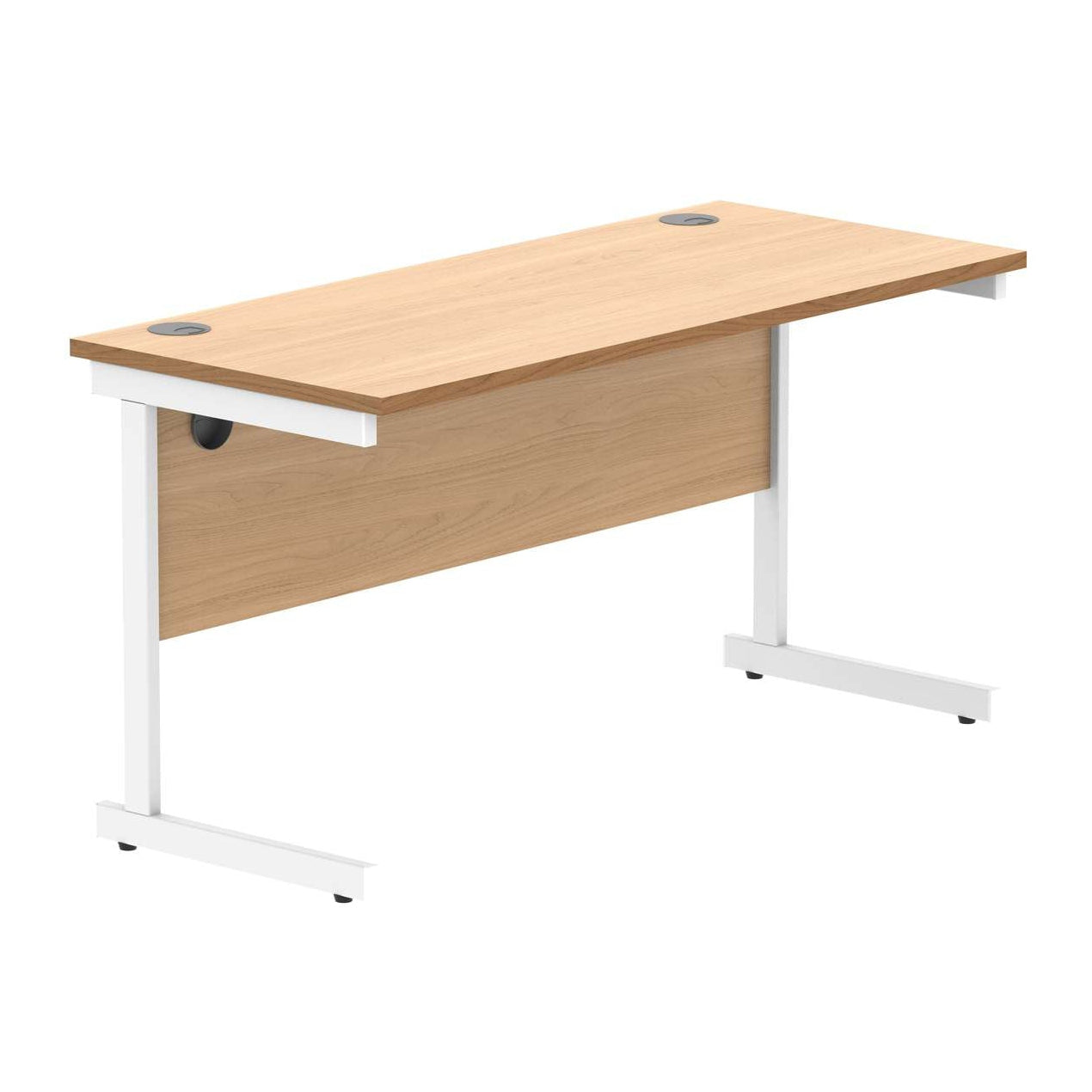 Office Rectangular Desk With Steel Single Upright Cantilever Frame (FSC)