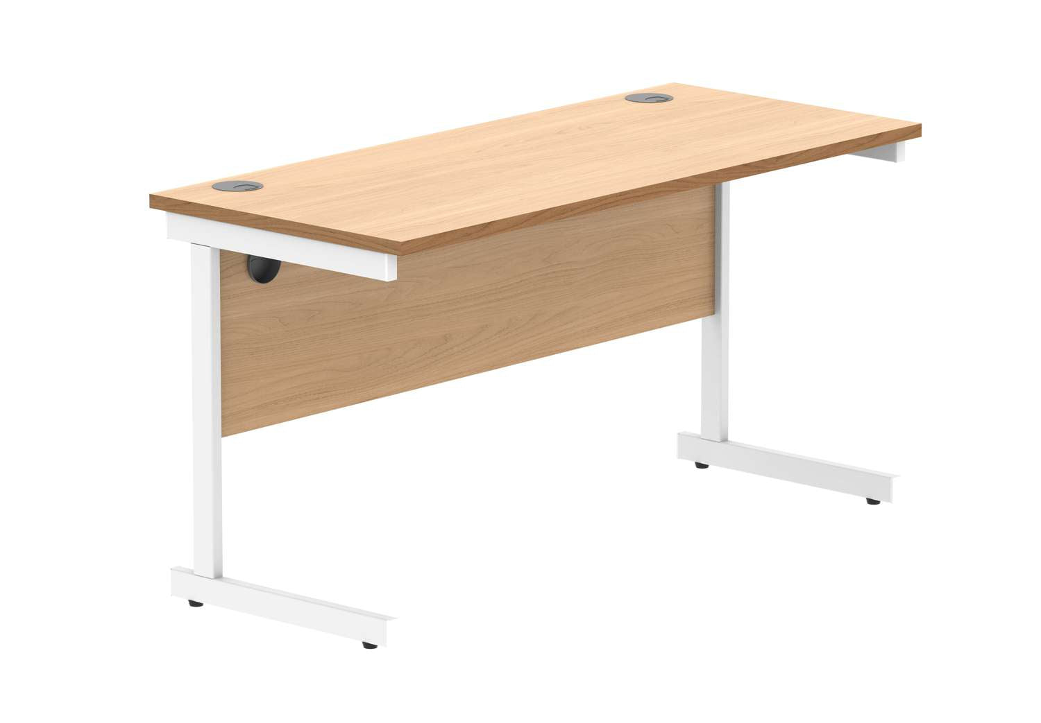 Office Rectangular Desk With Steel Single Upright Cantilever Frame (FSC)