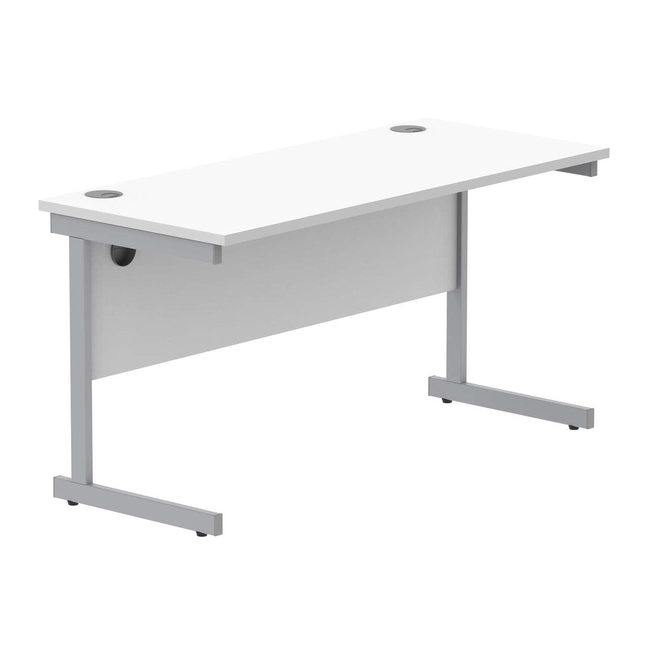 Office Rectangular Desk With Steel Single Upright Cantilever Frame (FSC)