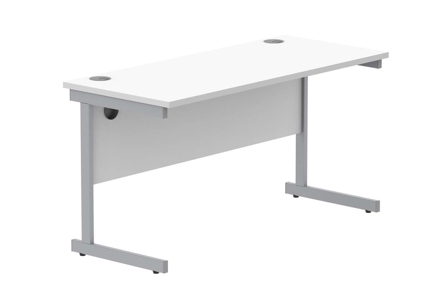 Office Rectangular Desk With Steel Single Upright Cantilever Frame (FSC)