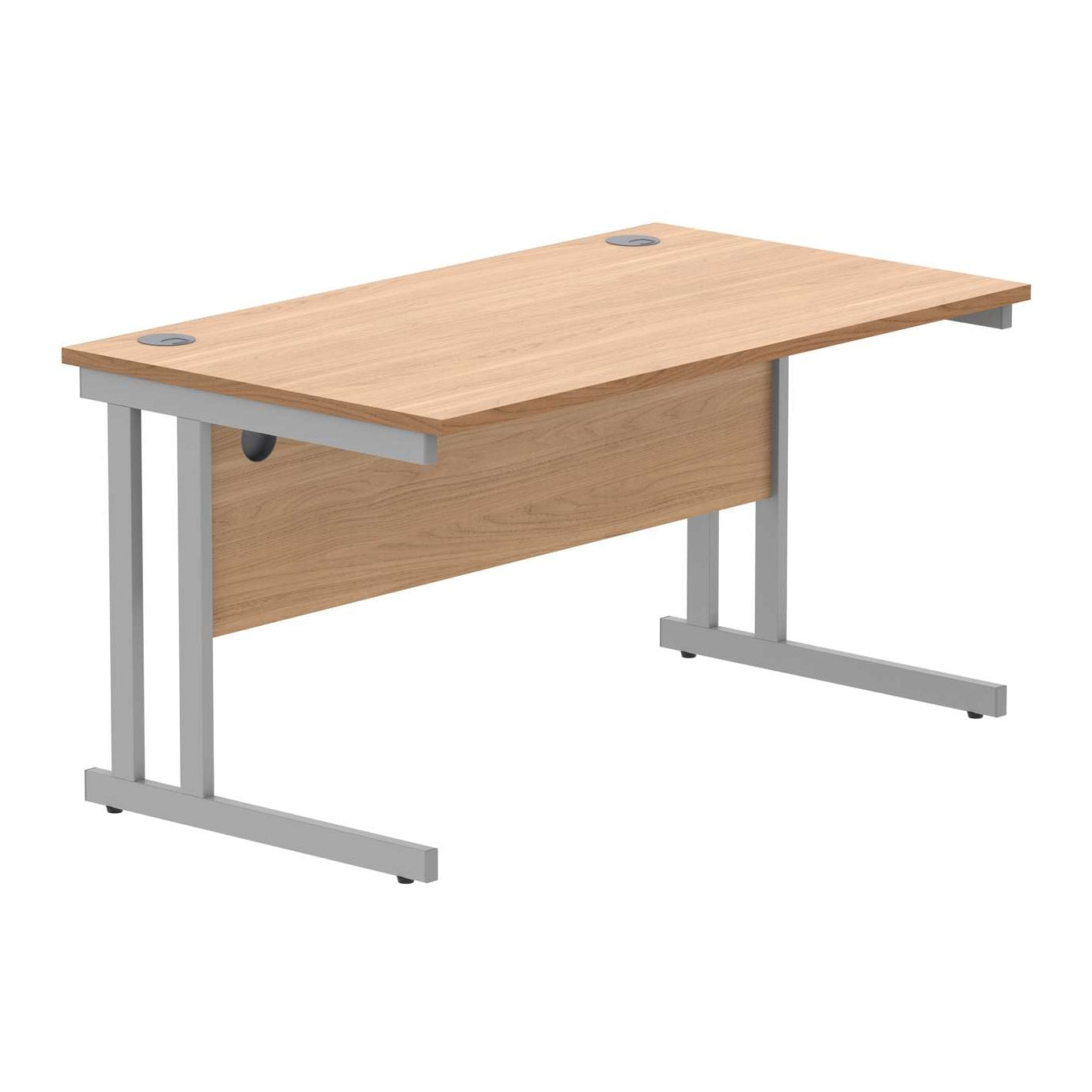 Office Rectangular Desk With Steel Double Upright Cantilever Frame (FSC)