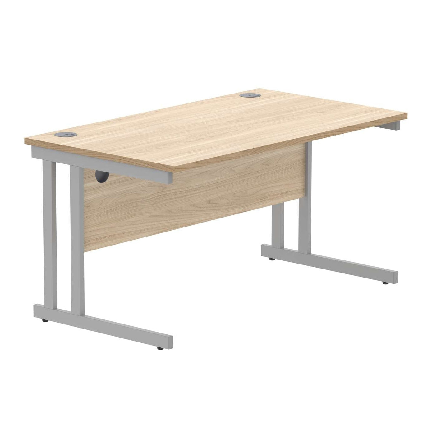 Office Rectangular Desk With Steel Double Upright Cantilever Frame (FSC)