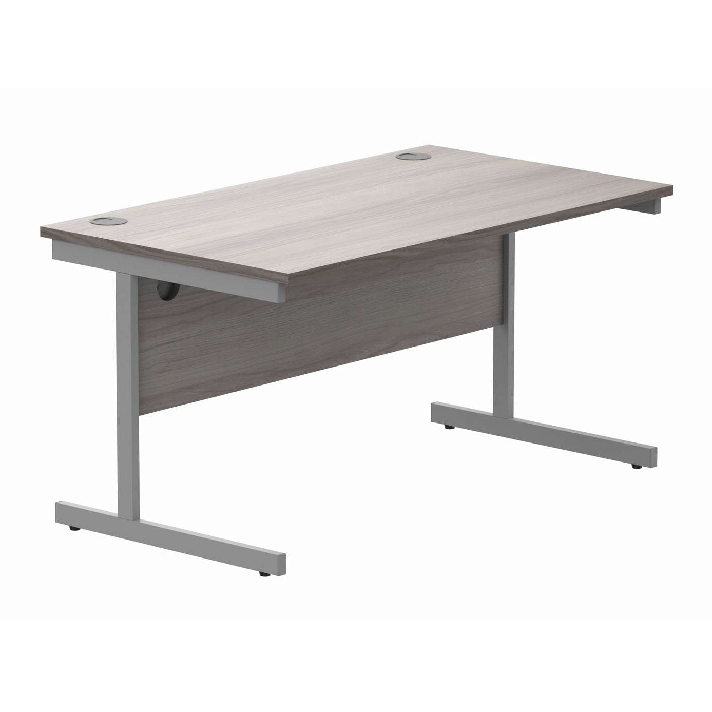 Office Rectangular Desk With Steel Single Upright Cantilever Frame (FSC)