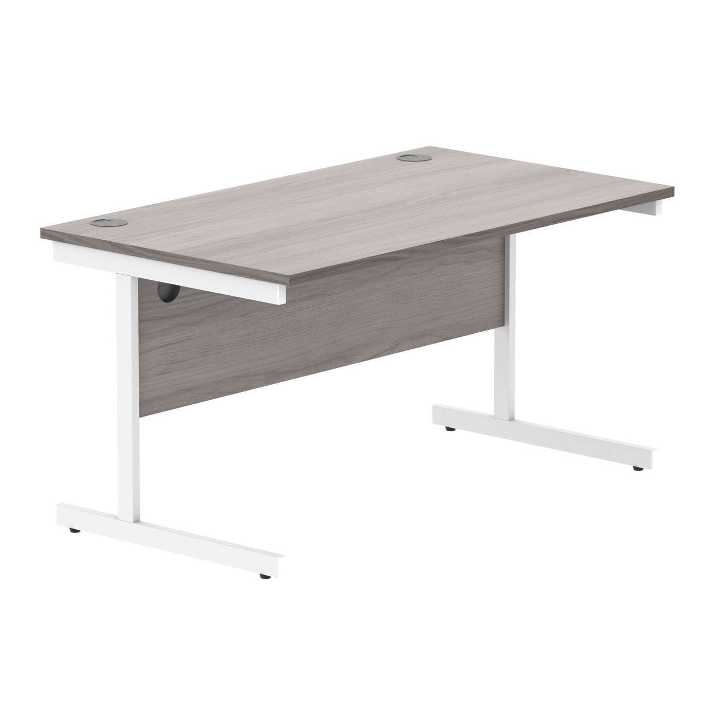 Office Rectangular Desk With Steel Single Upright Cantilever Frame (FSC)