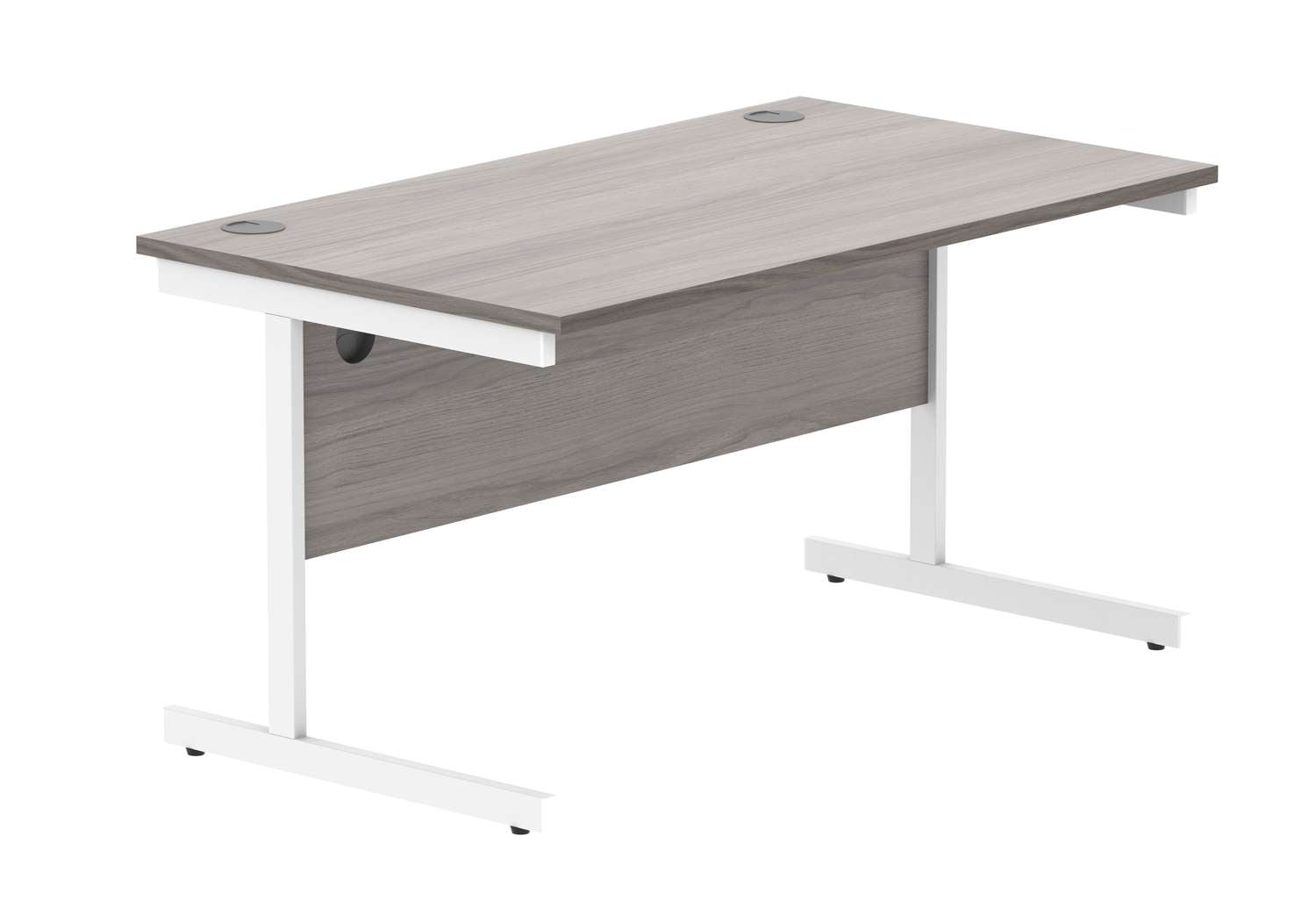 Office Rectangular Desk With Steel Single Upright Cantilever Frame (FSC)