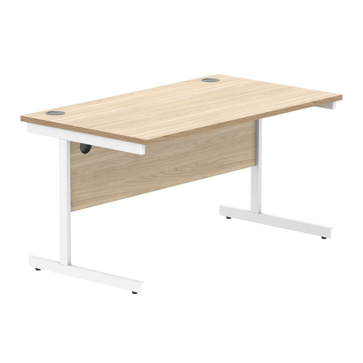 Office Rectangular Desk With Steel Single Upright Cantilever Frame (FSC)