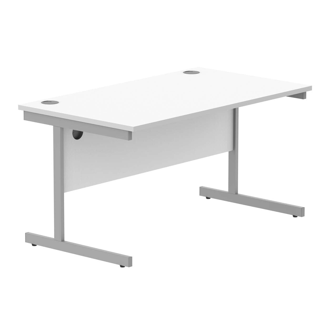 Office Rectangular Desk With Steel Single Upright Cantilever Frame (FSC)