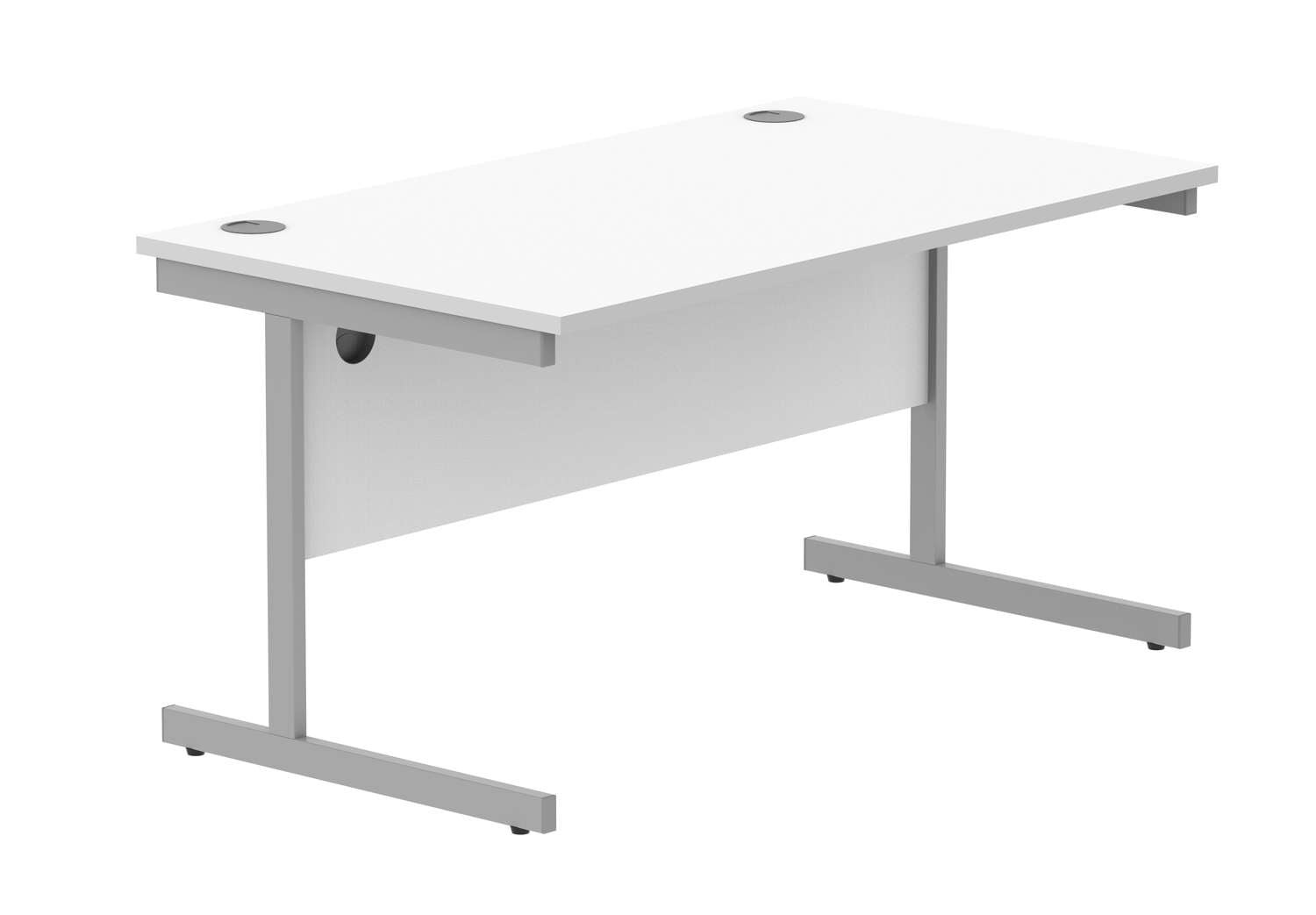 Office Rectangular Desk With Steel Single Upright Cantilever Frame (FSC)