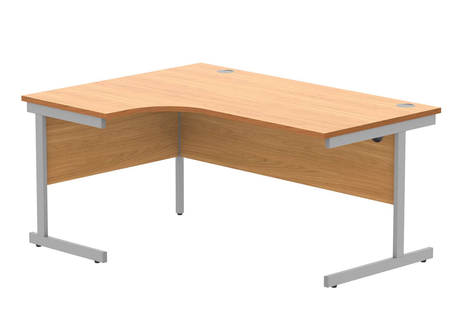 Office Left Hand Corner Desk With Steel Single Upright Cantilever Frame (FSC)