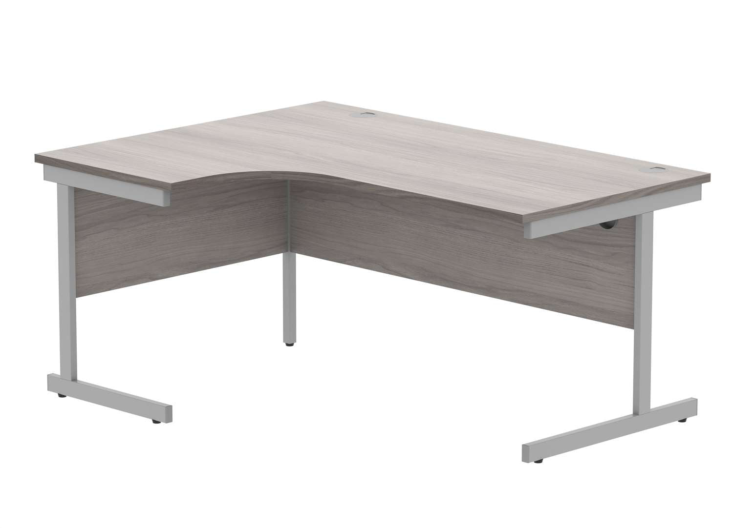 Office Left Hand Corner Desk With Steel Single Upright Cantilever Frame (FSC)