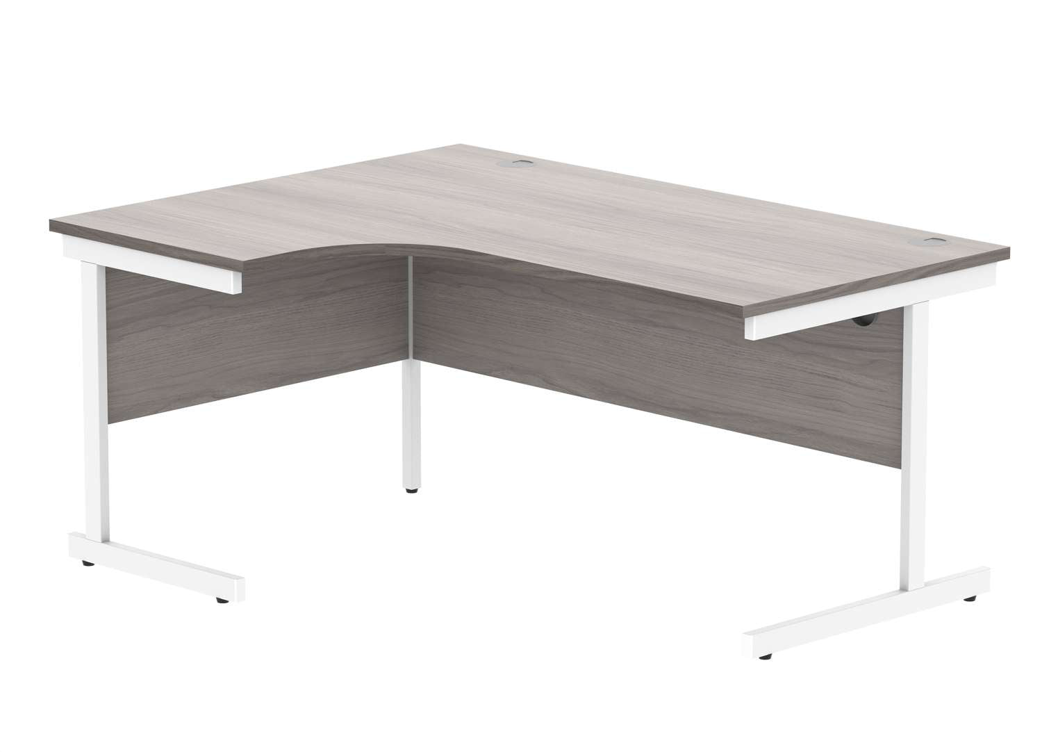 Office Left Hand Corner Desk With Steel Single Upright Cantilever Frame (FSC)