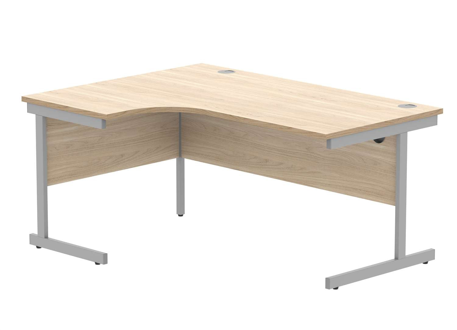 Office Left Hand Corner Desk With Steel Single Upright Cantilever Frame (FSC)