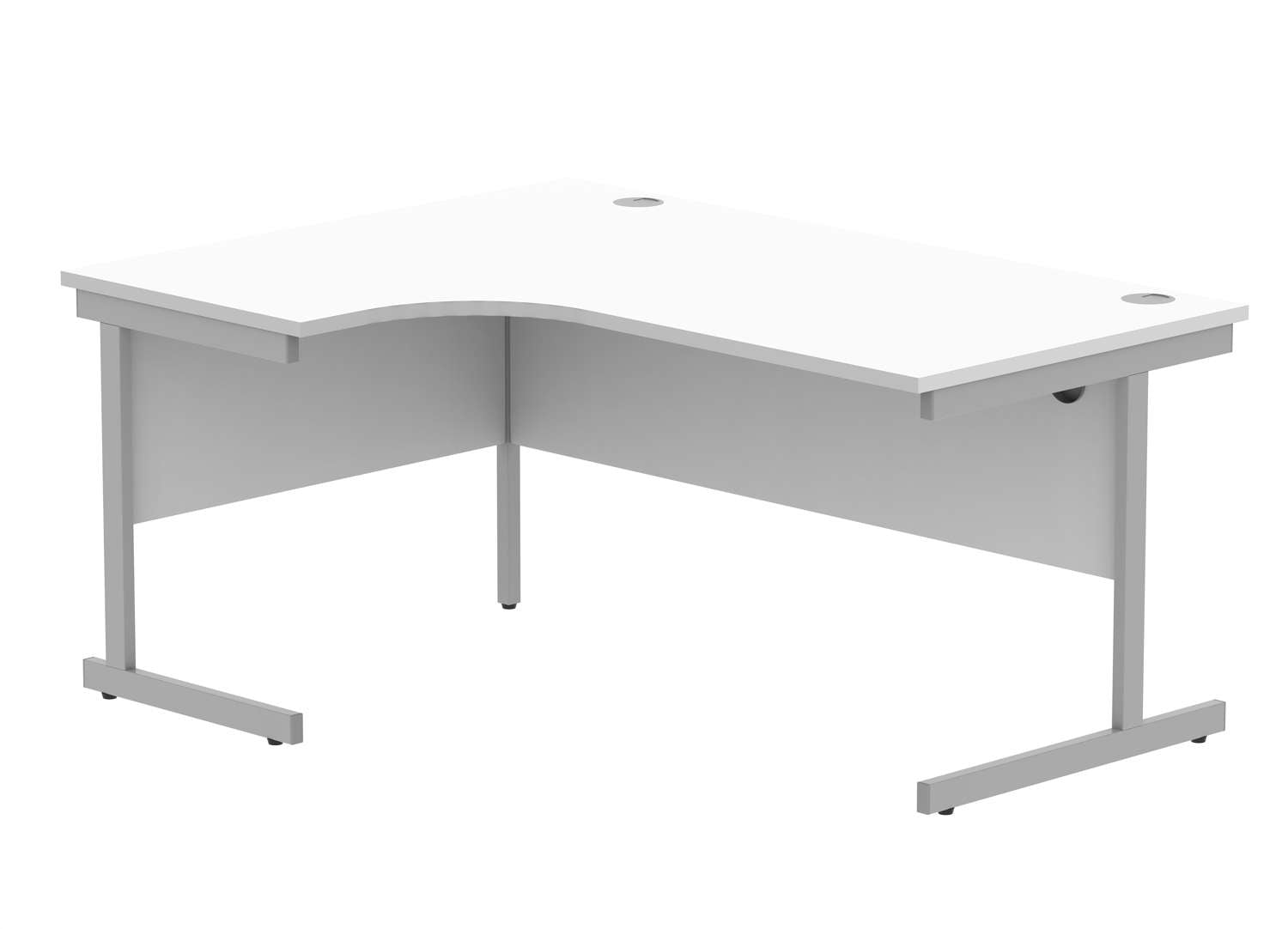 Office Left Hand Corner Desk With Steel Single Upright Cantilever Frame (FSC)