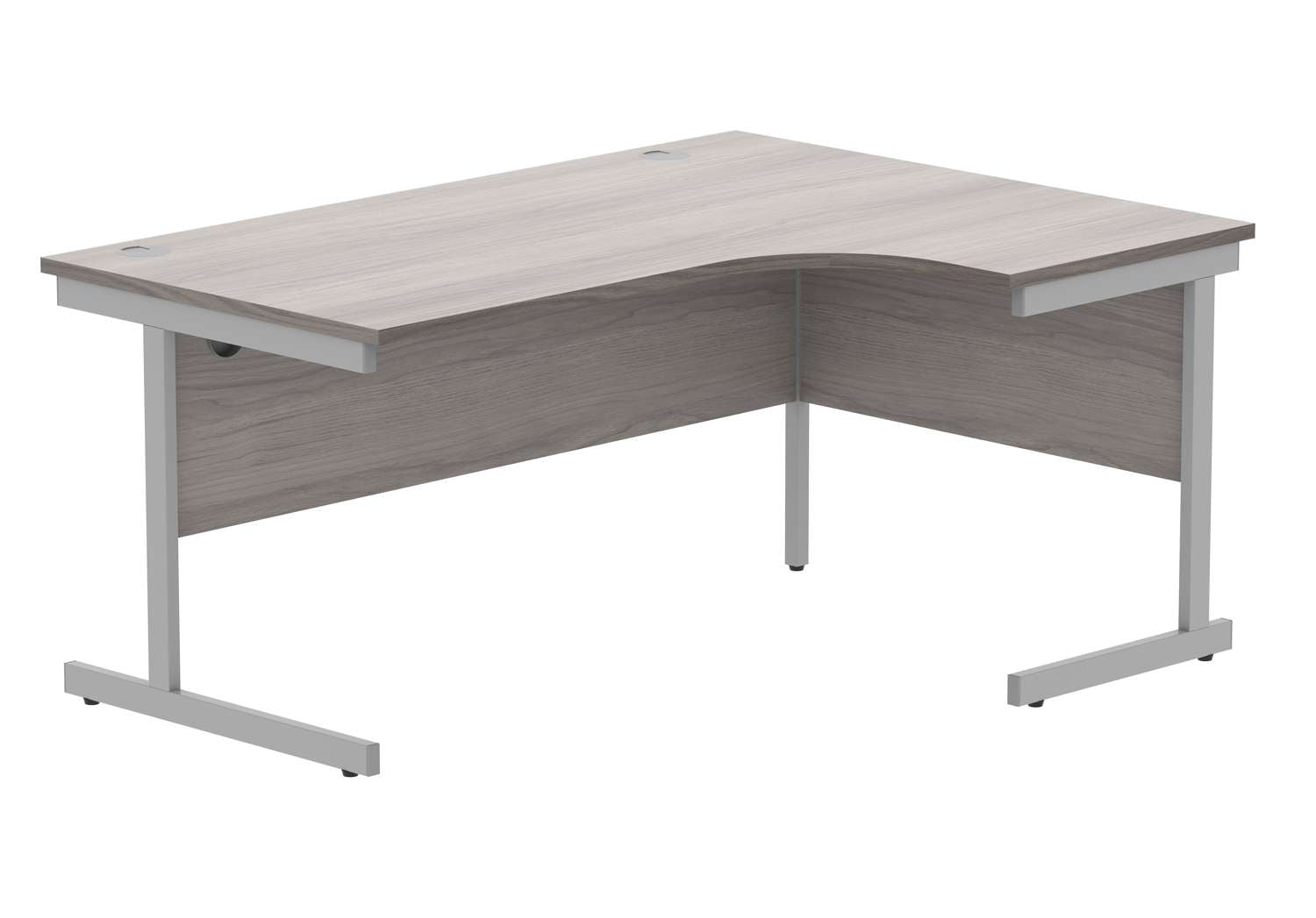 Office Right Hand Corner Desk With Steel Single Upright Cantilever Frame (FSC)