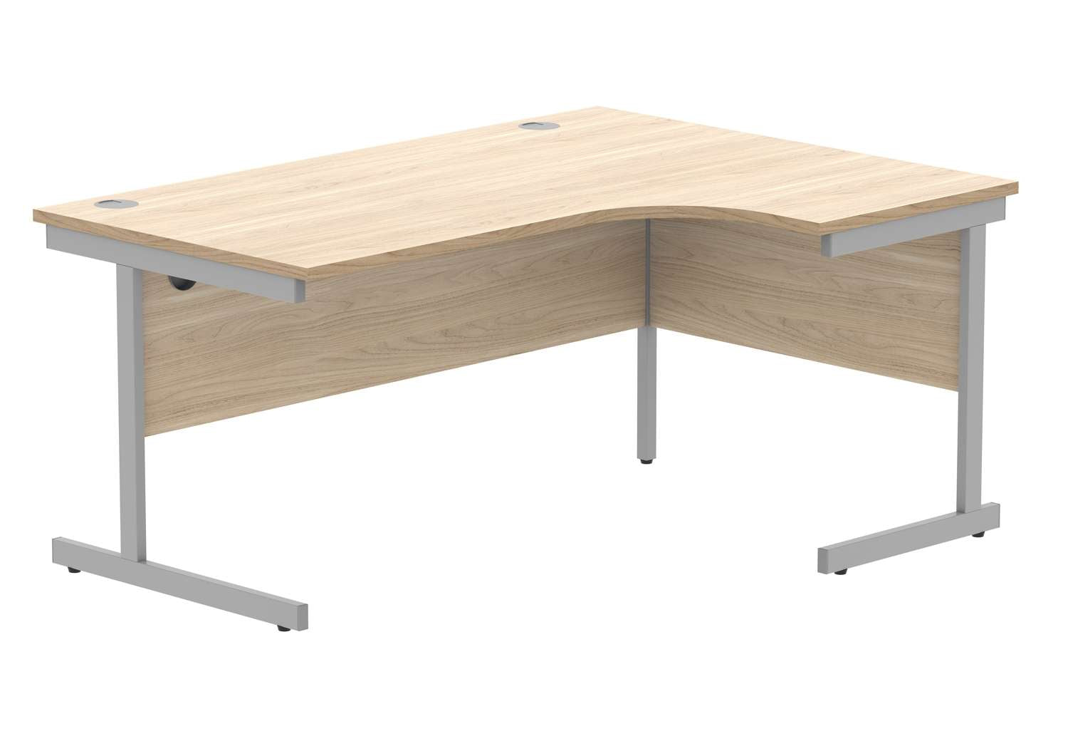 Office Right Hand Corner Desk With Steel Single Upright Cantilever Frame (FSC)