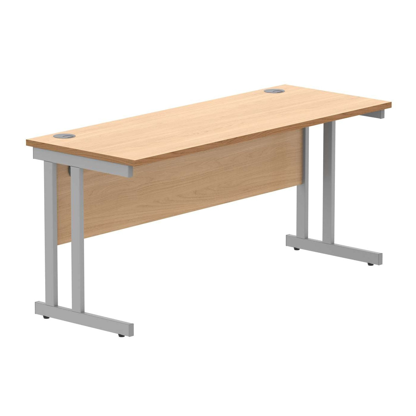 Office Rectangular Desk With Steel Double Upright Cantilever Frame (FSC)