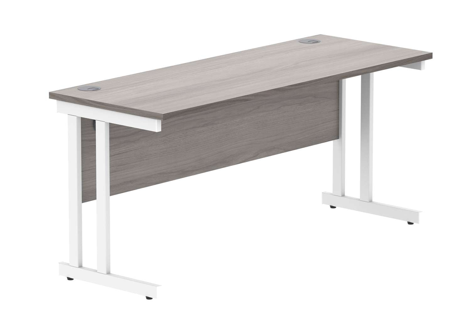 Office Rectangular Desk With Steel Double Upright Cantilever Frame (FSC)