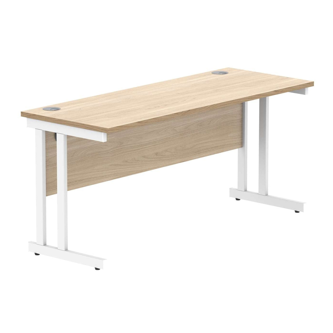 Office Rectangular Desk With Steel Double Upright Cantilever Frame (FSC)