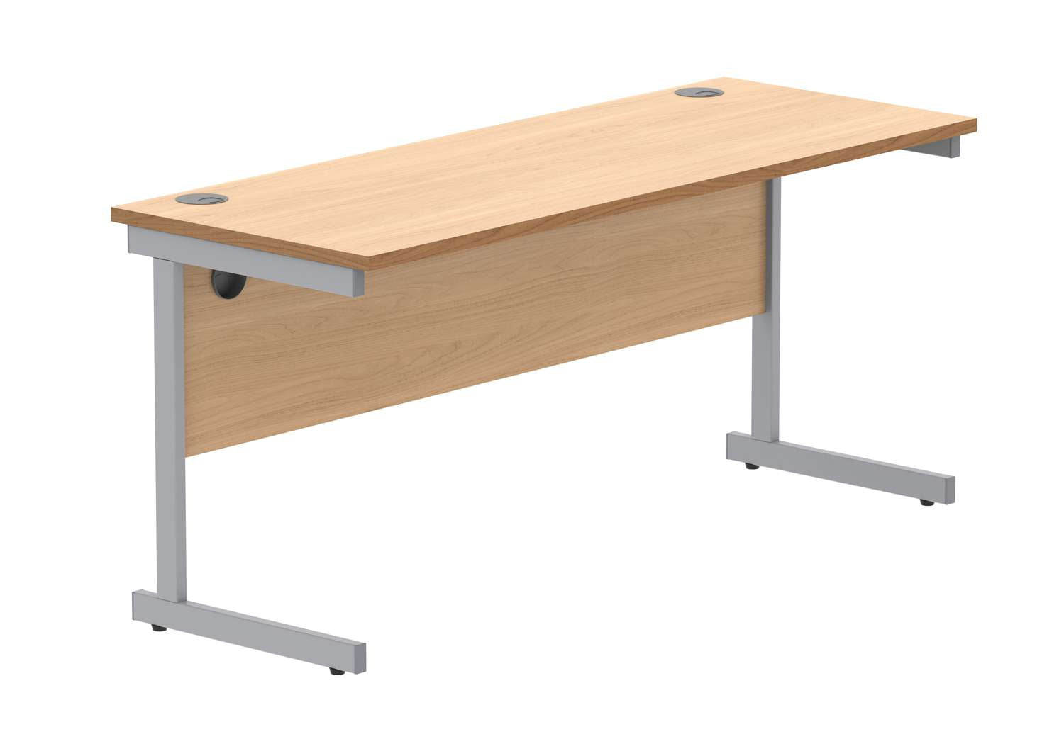 Office Rectangular Desk With Steel Single Upright Cantilever Frame (FSC)