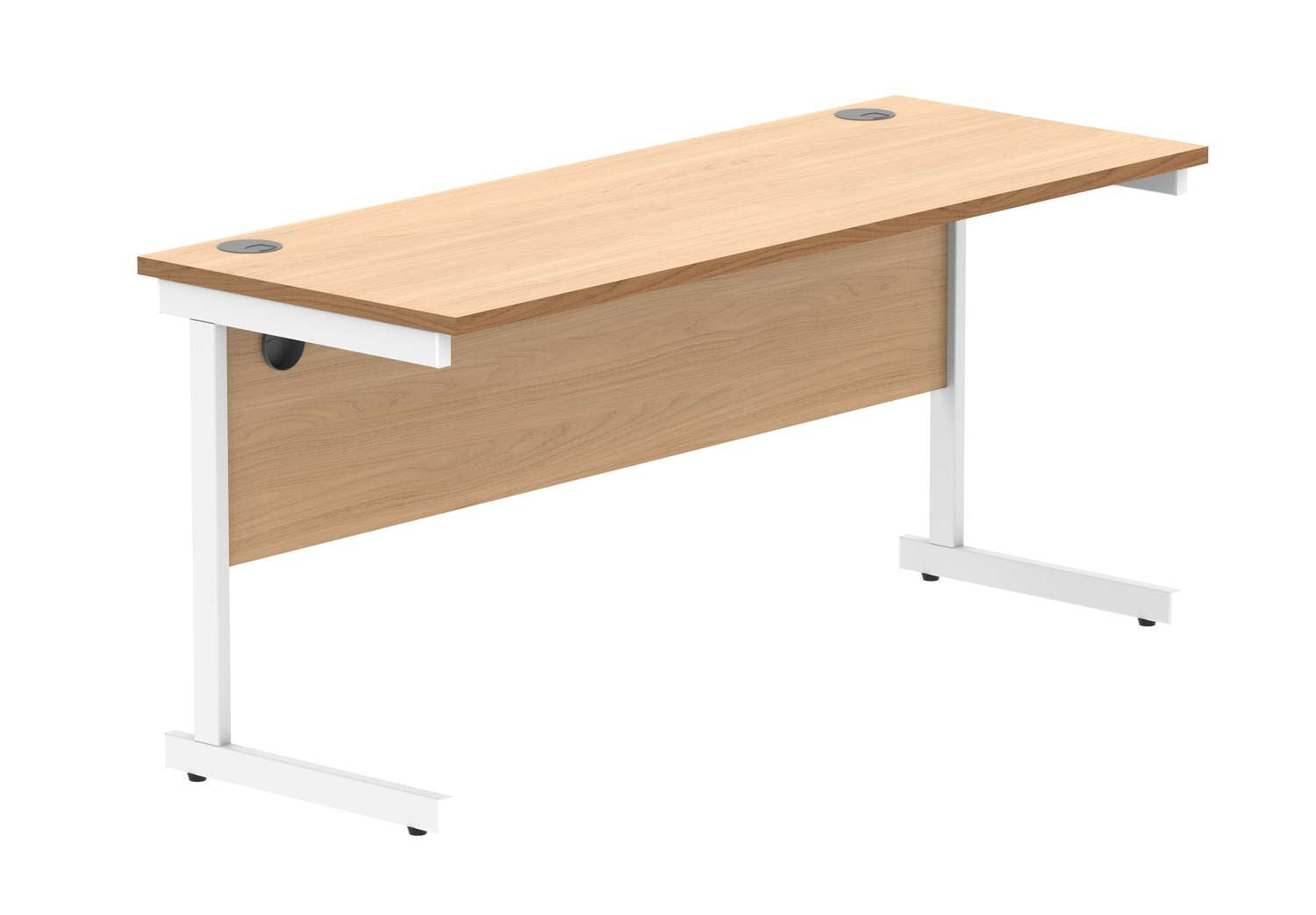 Office Rectangular Desk With Steel Single Upright Cantilever Frame (FSC)