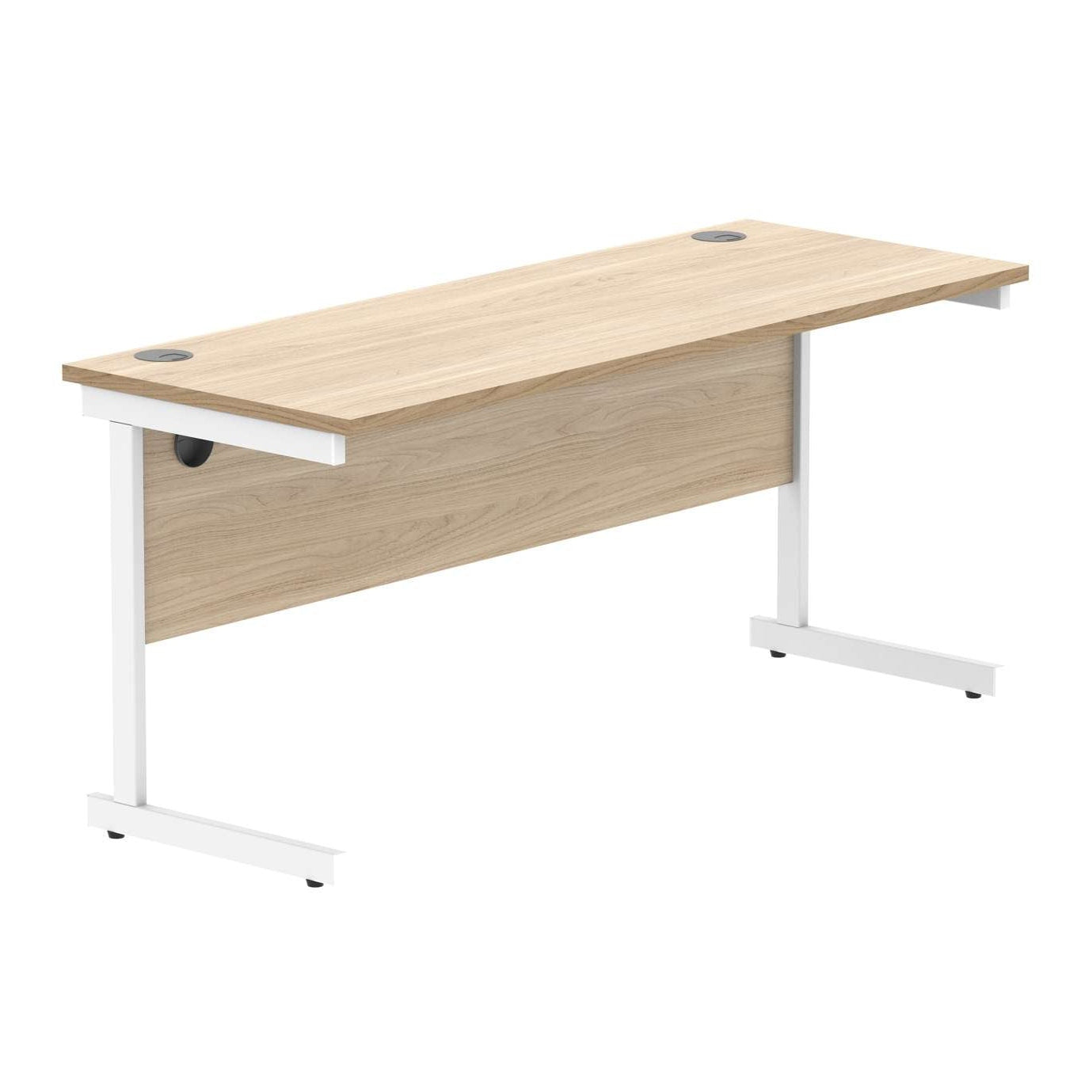 Office Rectangular Desk With Steel Single Upright Cantilever Frame (FSC)