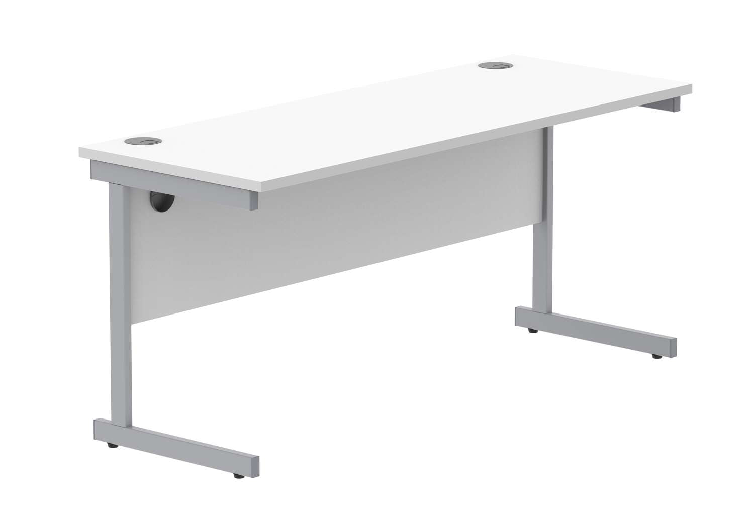 Office Rectangular Desk With Steel Single Upright Cantilever Frame (FSC)