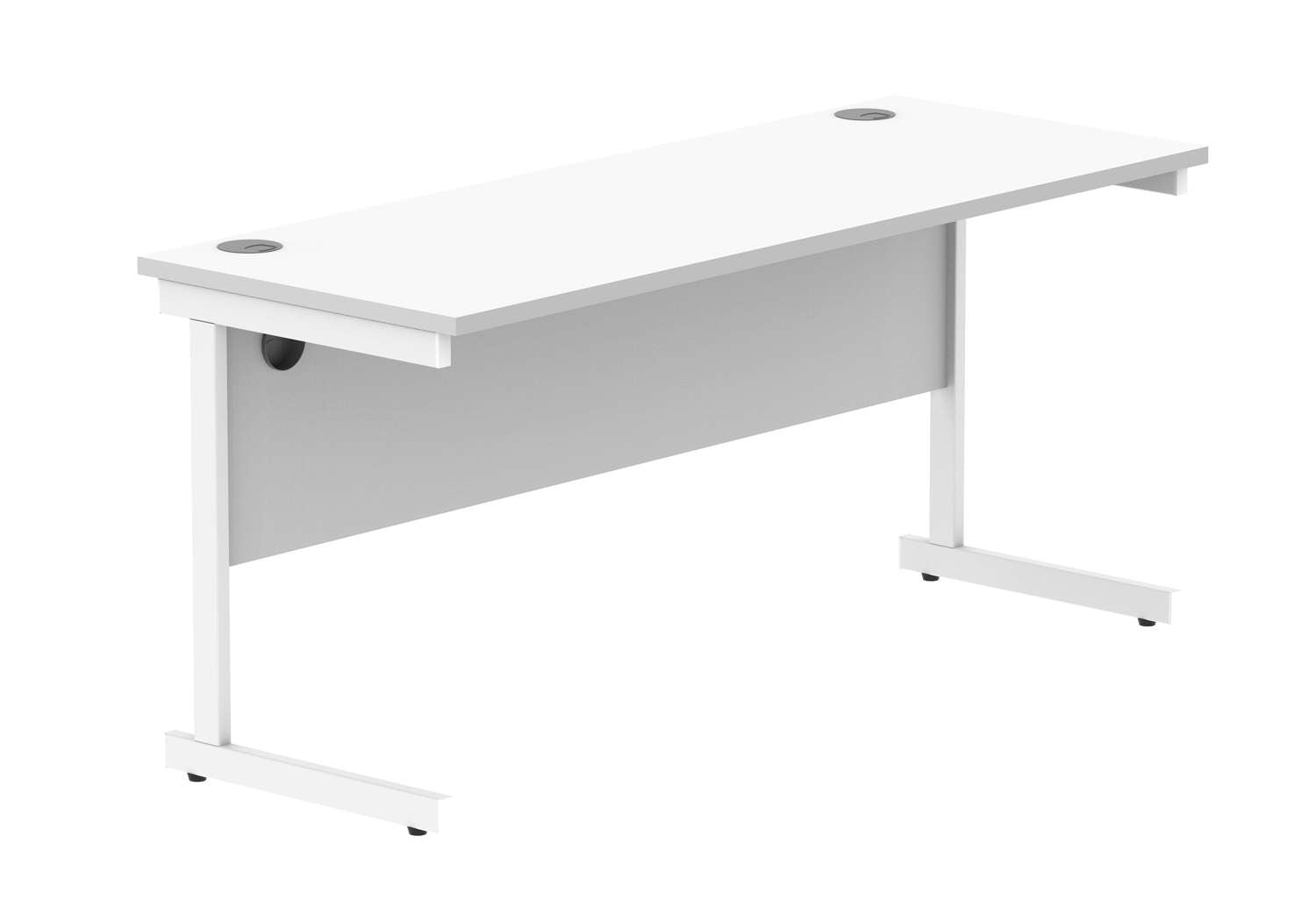 Office Rectangular Desk With Steel Single Upright Cantilever Frame (FSC)