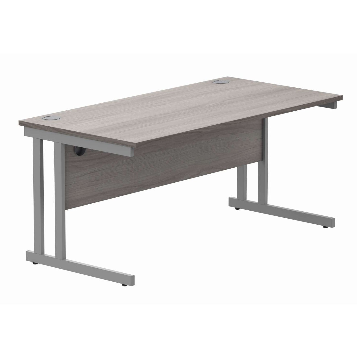 Office Rectangular Desk With Steel Double Upright Cantilever Frame (FSC)