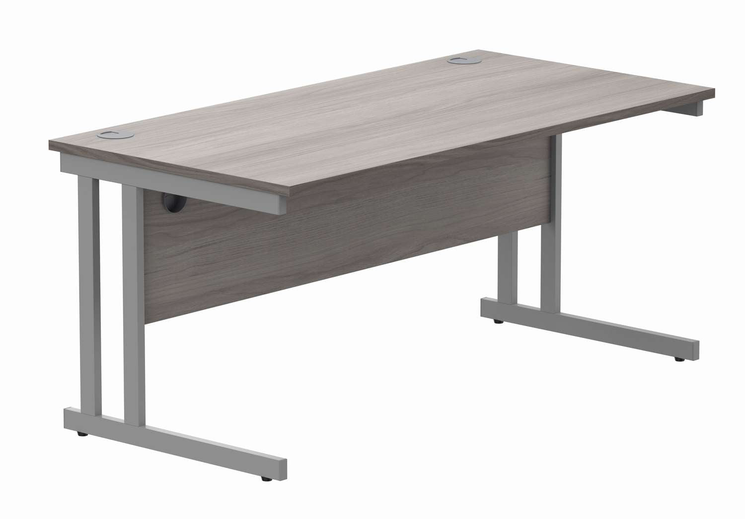 Office Rectangular Desk With Steel Double Upright Cantilever Frame (FSC)